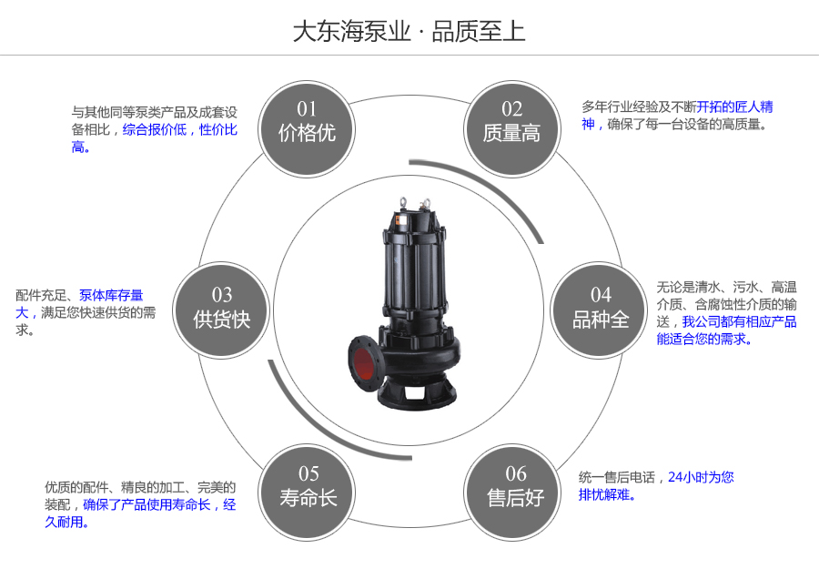 大東海泵業WQ污水泵質量保證圖